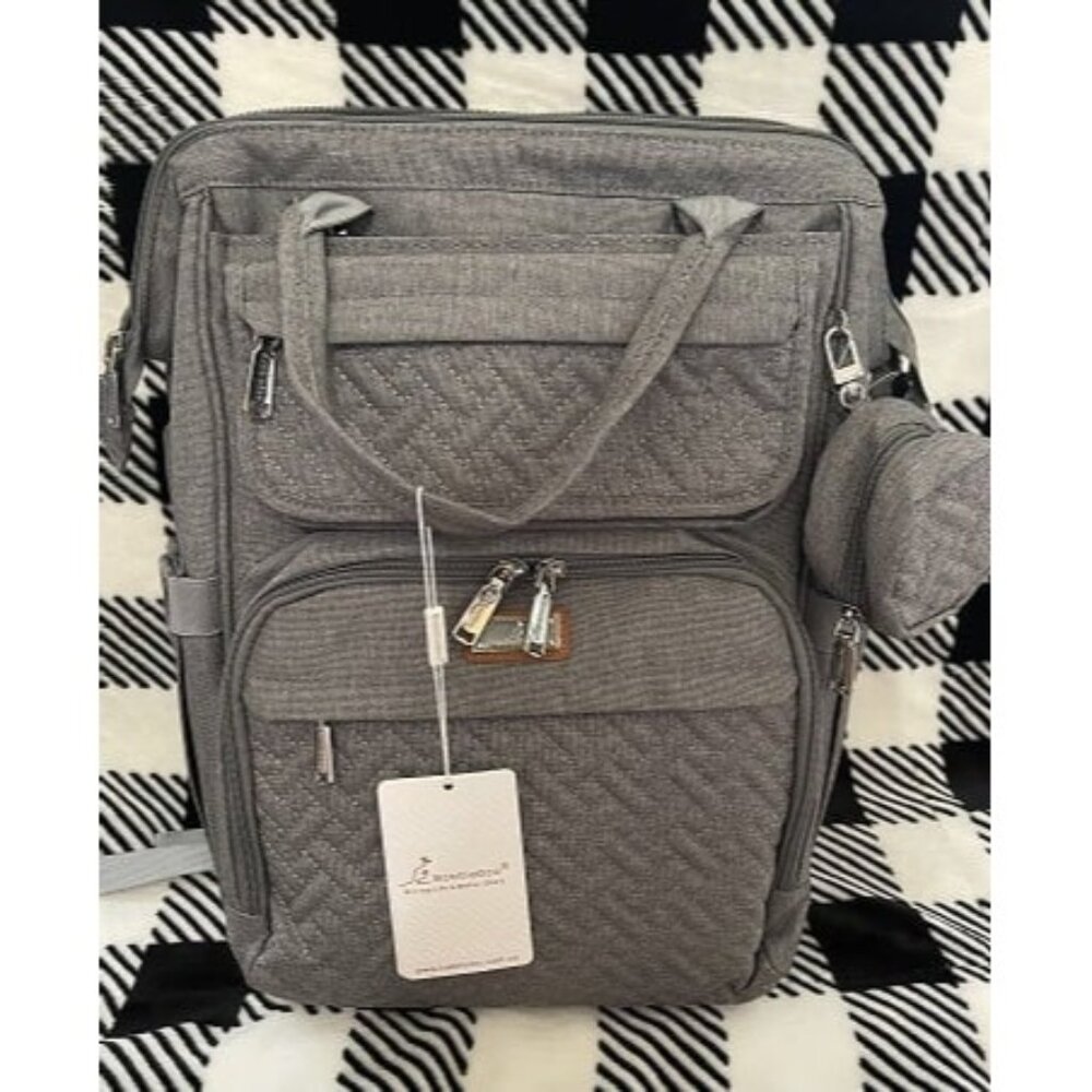 New Diaper Bag Backpack, Multifunction Large Bags… - image 1